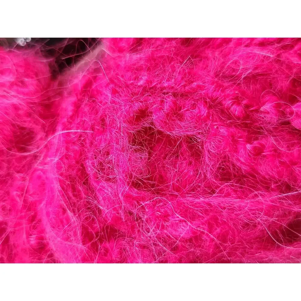 Tahki Alpaka Soft 100% Alpaca Yarn Pink 1 Skein + 1 Ball Fuzzy Bulky Pink